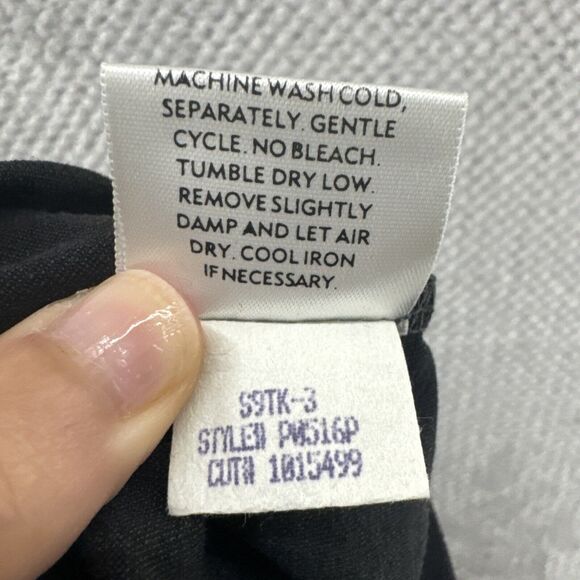 Eileen Fisher Pants Women PP 2P-4P Gray Pull On Capri Mid Rise Stretchy Elastic - Picture 5 of 10